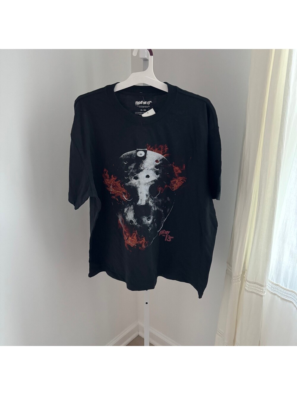 Original Use Friday the 13th NWT Men's Black Boxy Fit T-Shirt Size XL